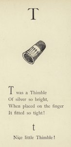 De letter T door Edward Lear